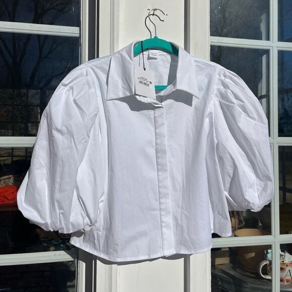 Glamorous Puff Sleeve Blouse NWT - Picture 7 of 10